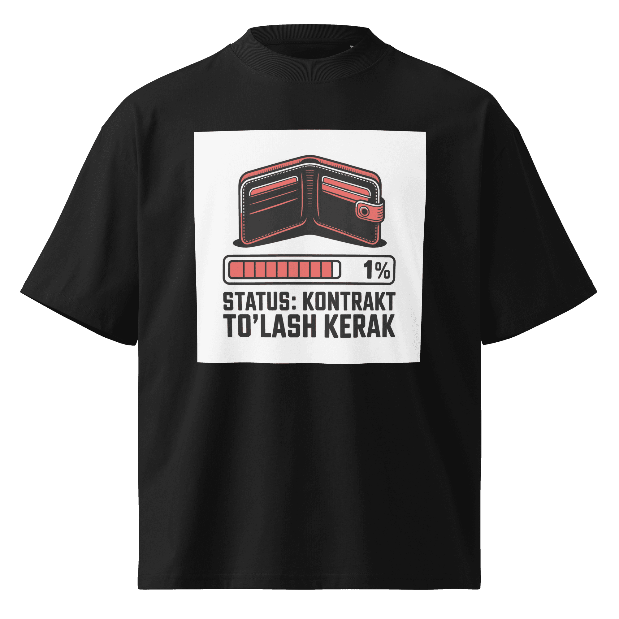 uzbek status kontrakt tee — black front